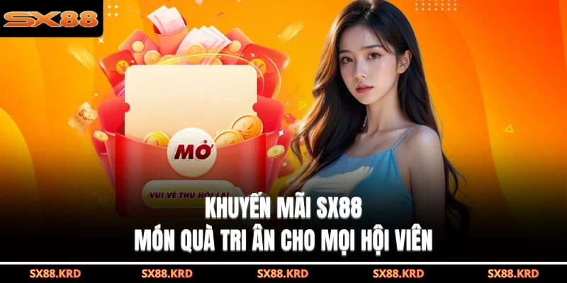 Khuyến mãi SX88 món quà tri ân cho mọi hội viên