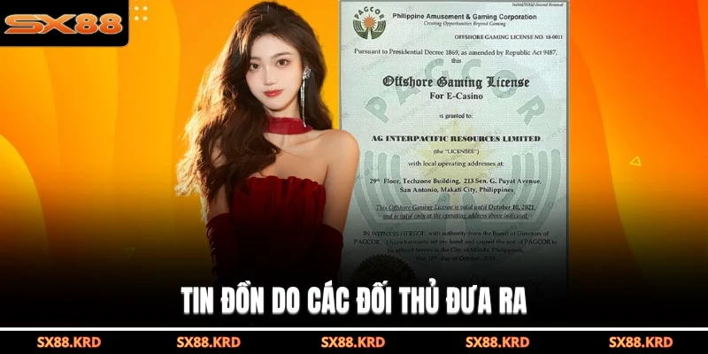 Tin đồn do các đối thủ đưa ra